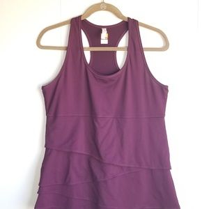 Lucy Lucypower Plum Racorback Yoga Workout Tank